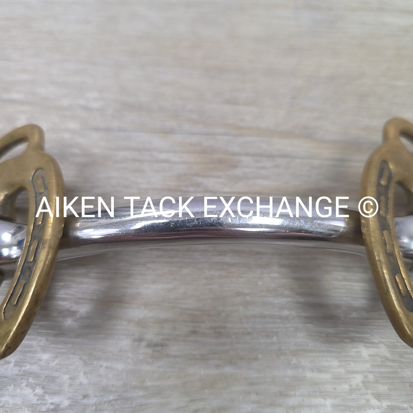 Mullen Mouth Horseshoe Stallion Bit 4.5"
