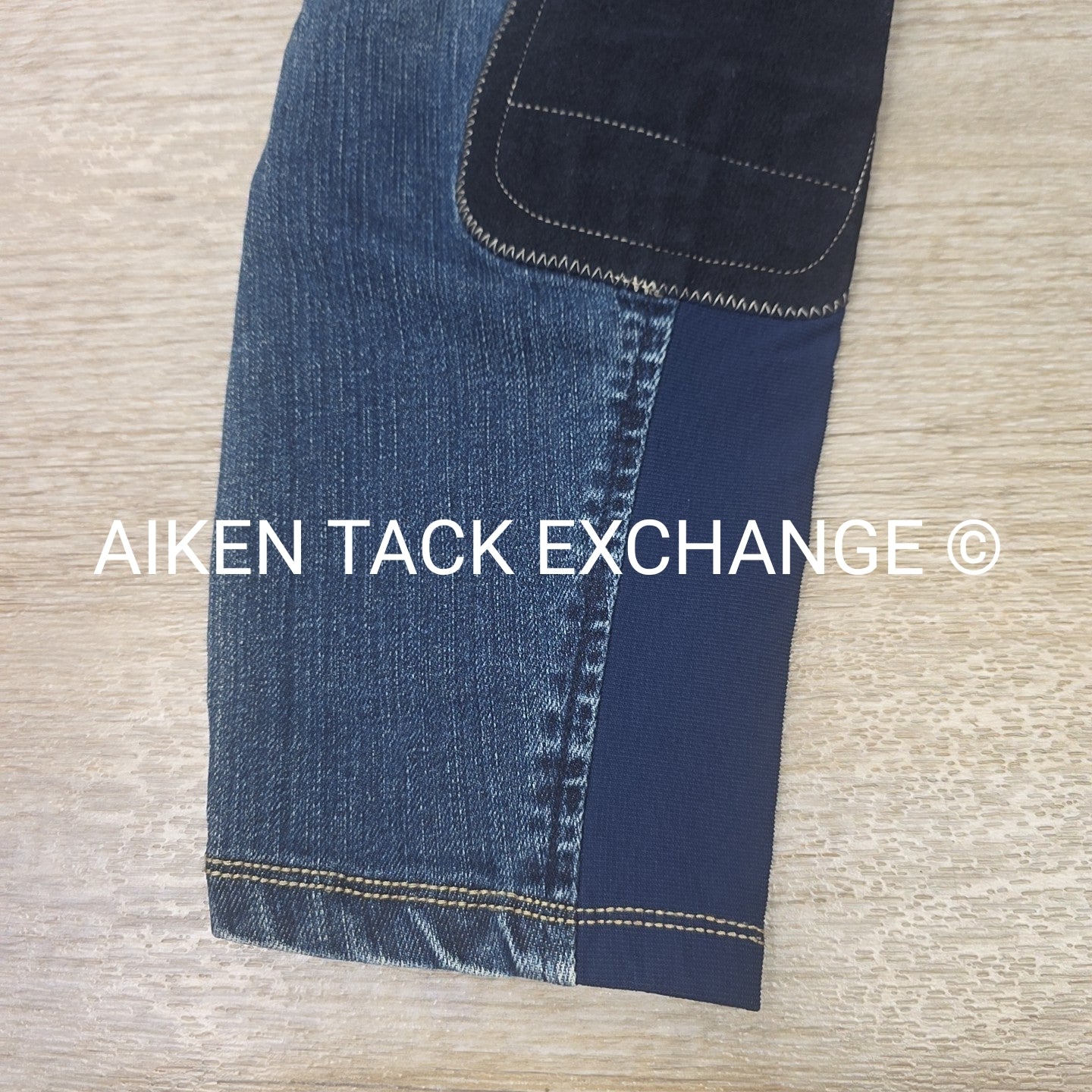 Ariat Denim Knee Patch Breeches, Women's 26R (have blemish)