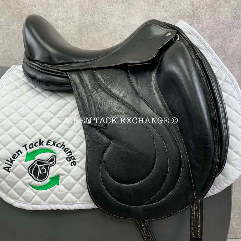 **SOLD** 2015 GMD Germida Ratomka Piaffe Monoflap Dressage Saddle, 16.5" Seat, Wide Tree, Foam Panels
