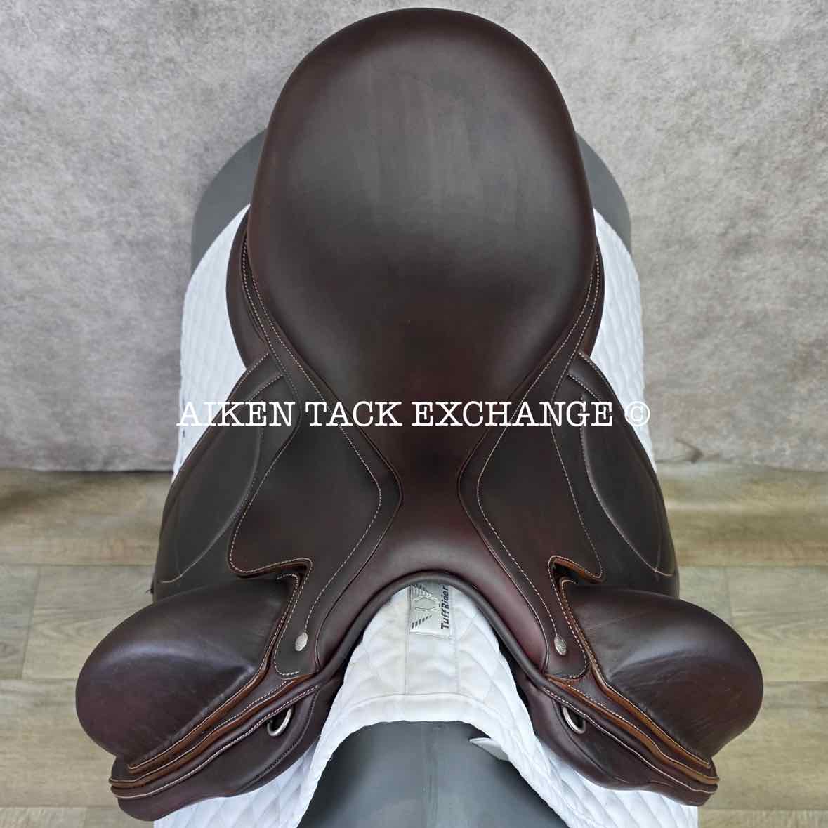 2022 Arion Monoflap Dressage Saddle, 18" Seat, 2A Flap, MW/W Tree, Foam Panels, Full Buffalo Leather