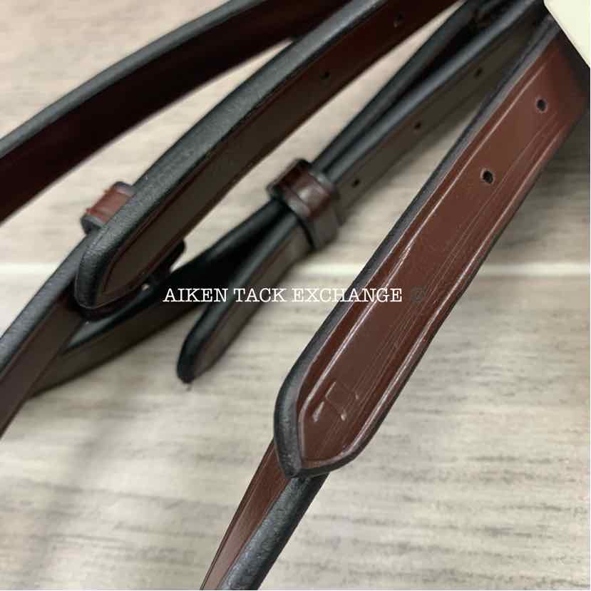 KL Select Red Barn Arena Ergonomic Weymouth Dressage Bridle, Brown, Size Full