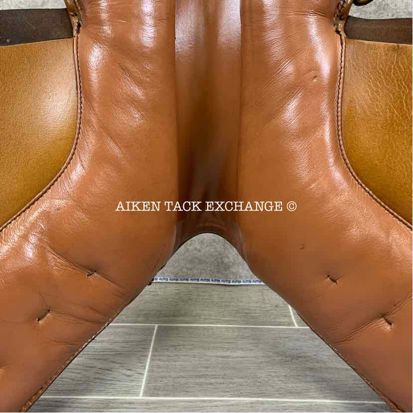 Bordeaux Saddlery Close Contact Jump Saddle, 16" Seat, Medium Tree, Wool Flocked Panels