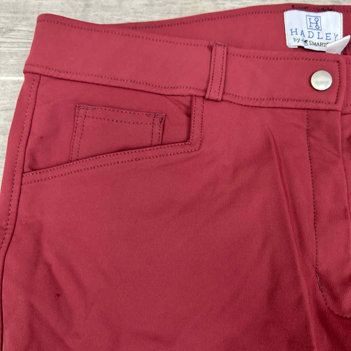 SmartPak Hadley High-Rise Full Seat Breeches in Merlot, Size 36 R