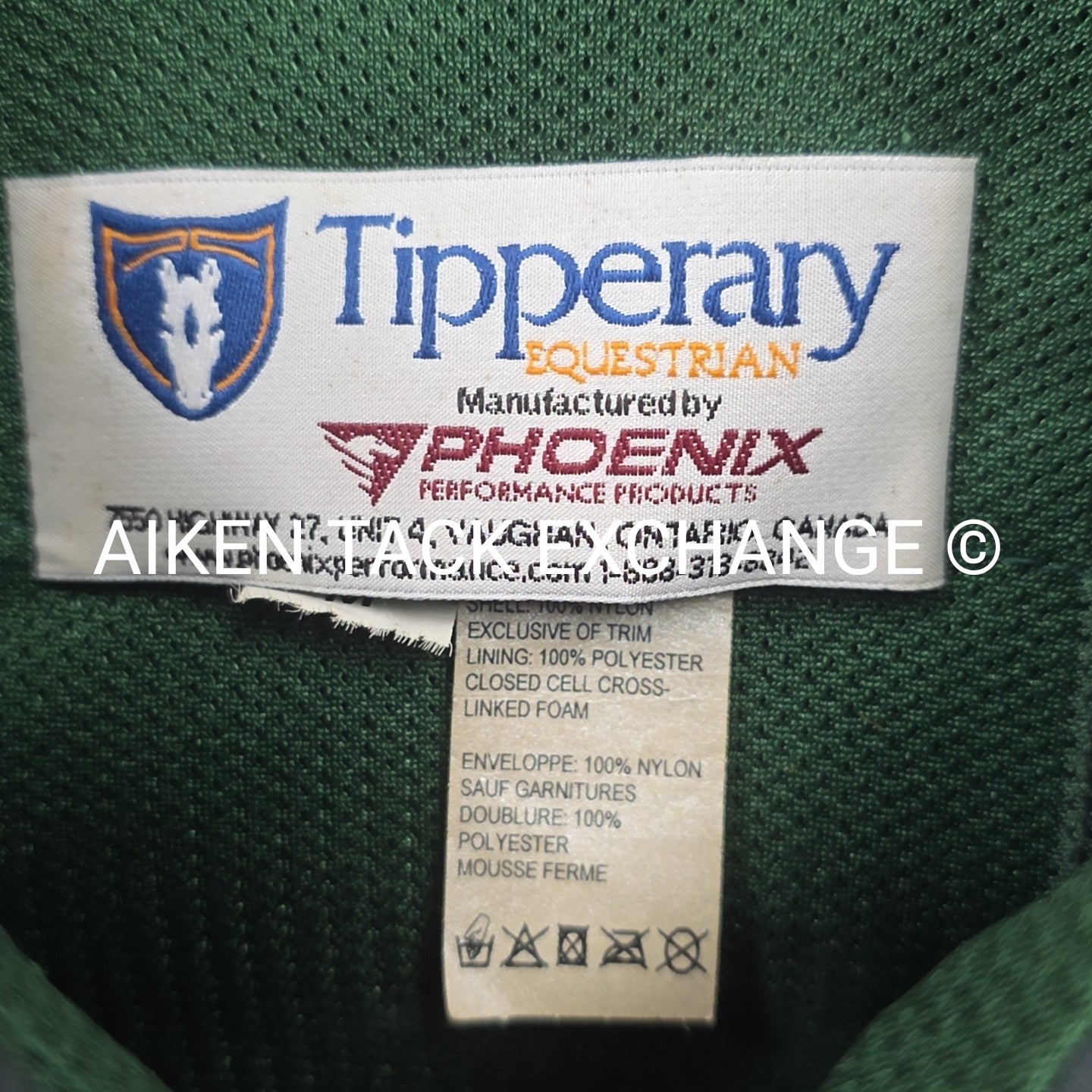 Tipperary Cross Country Safety Vest, Size Medium
