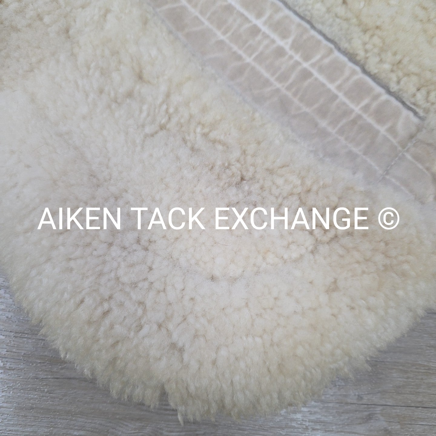 Mattes Platinum Dressage Sheepskin Half Pad with Rear Trim, Size Large