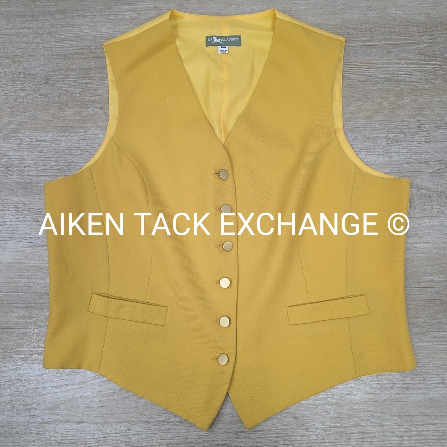 RJ Classics Aiken Hunt Canary Vest, Women's 16R