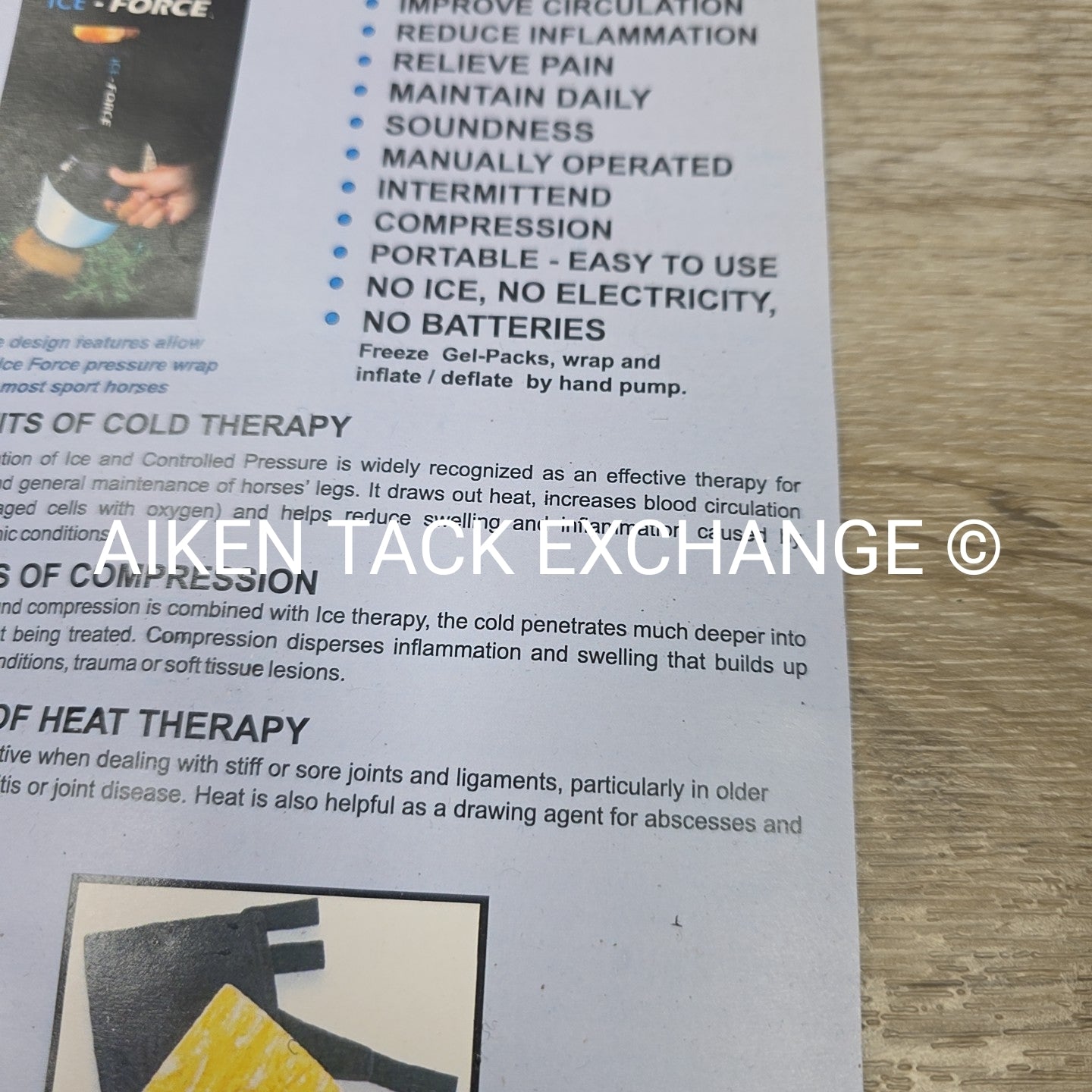 Ice Force Compression & Circulation Therapy Boot, Single Boot, No Ice Pack