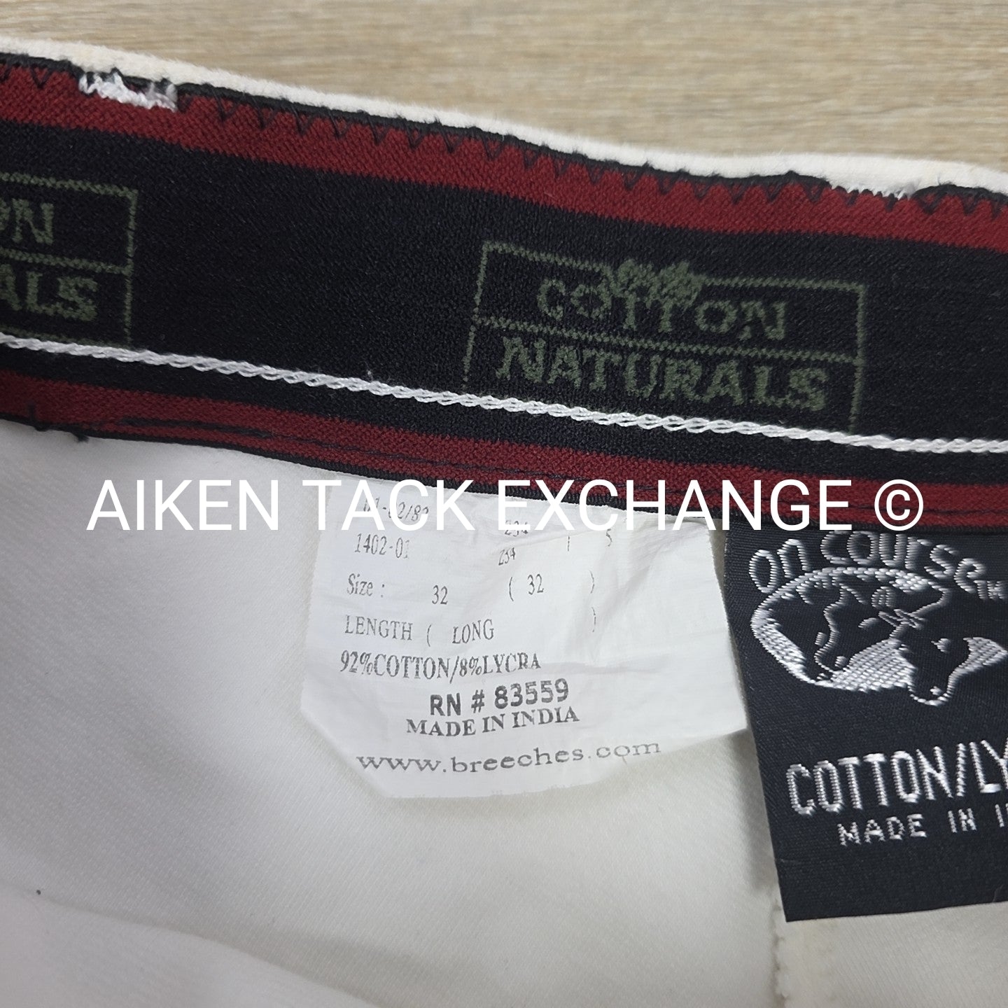 BARGAIN BUNDLE: 1 Pair Cotton Naturals, 1 Pair Sigma, Size 32 Long