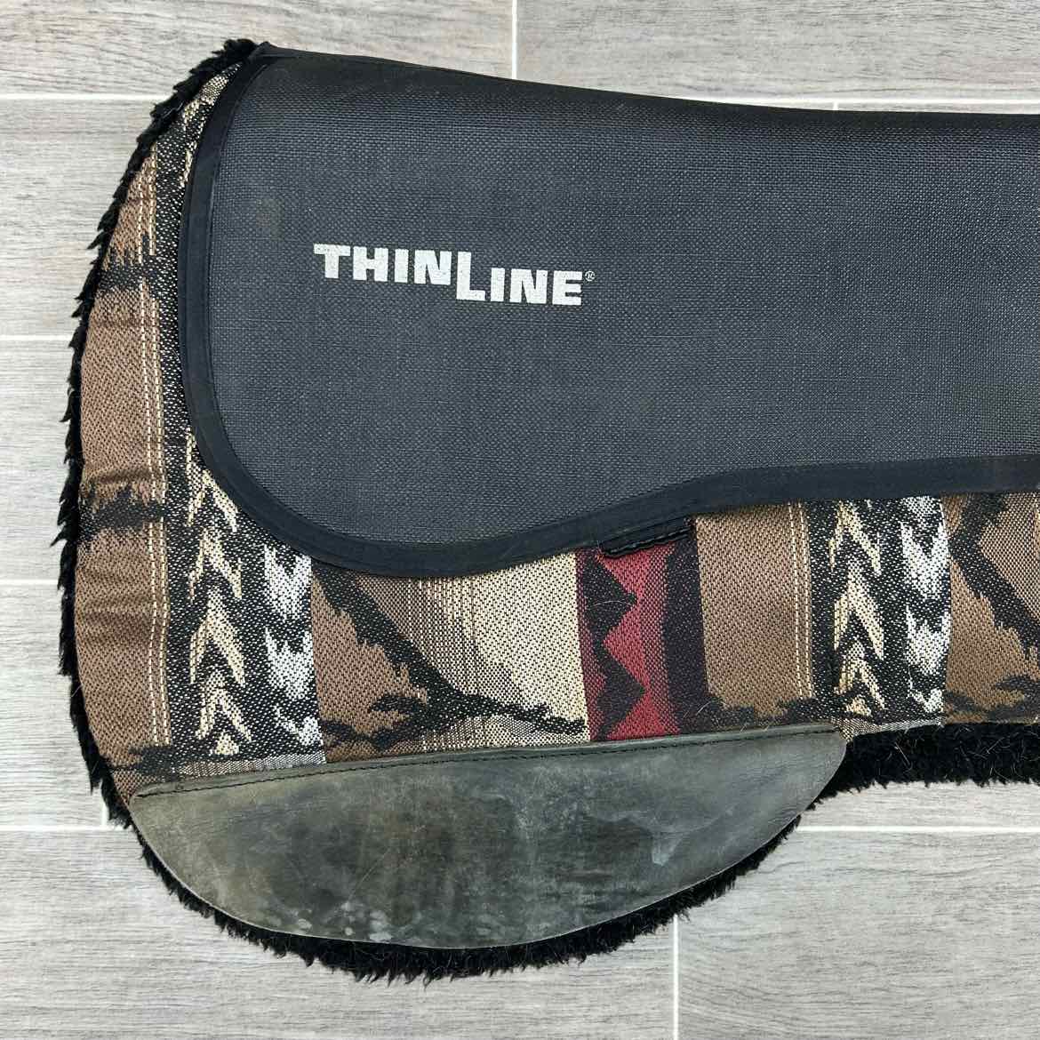 ThinLine Contour Western Ranch Round Skirt Saddle Pad