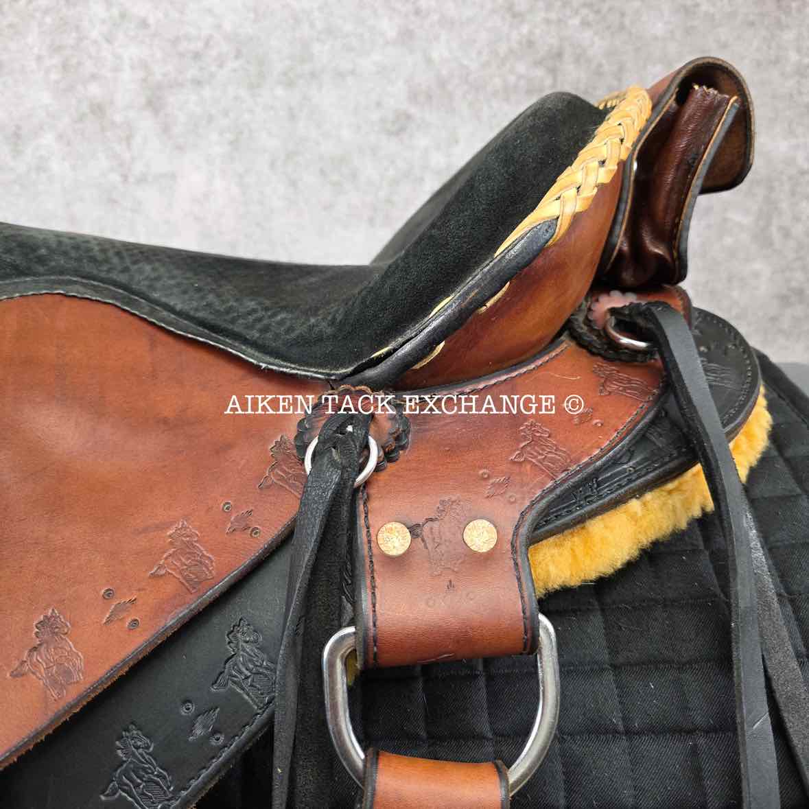 2016 Synergist Lightweight Trail Western Saddle, 15" Seat, Extra Wide Tree