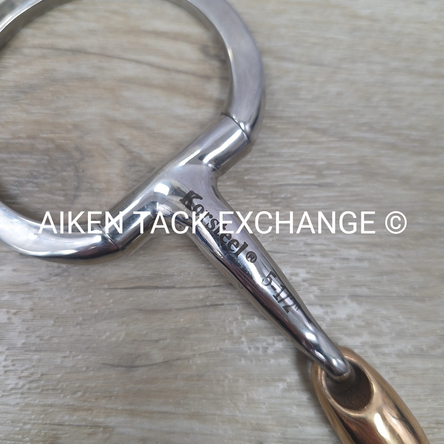 Korsteel Double Joint Copper Oval Link Eggbutt Bit 5.5"