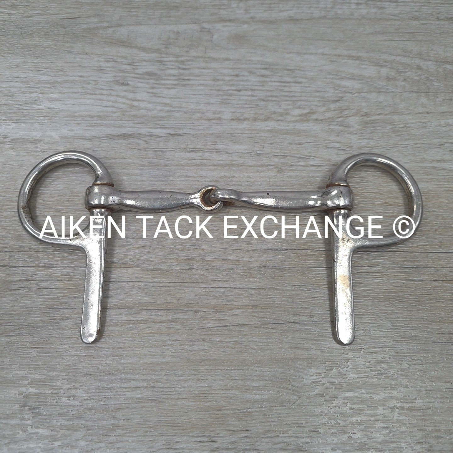 Plated Single Joint Half Cheek Bit 5"