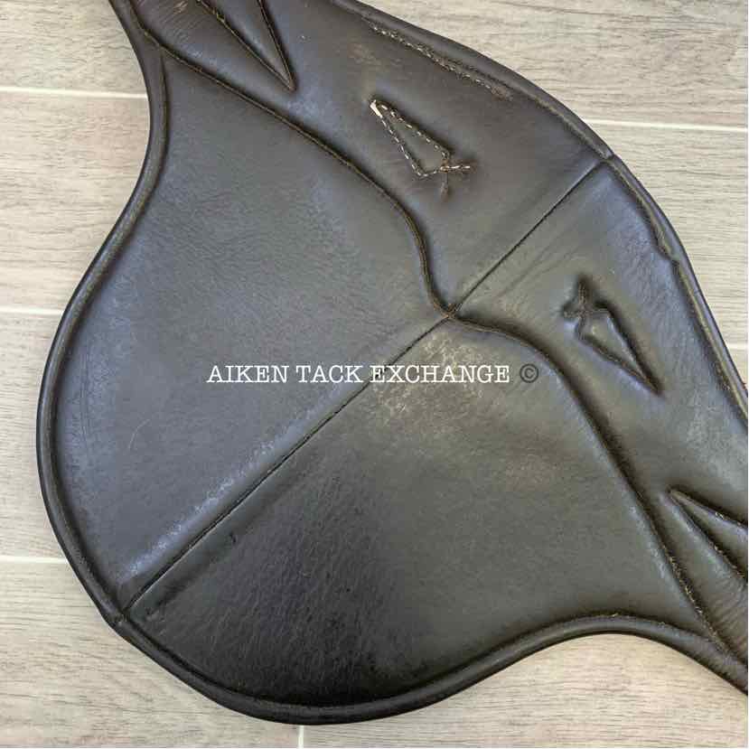CWD Belly Guard Stud Girth with Double End Elastic, Brown, 50"