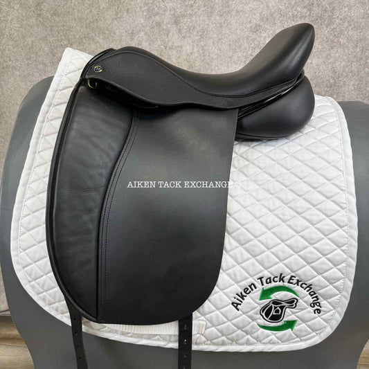 2023 Hulsebos WB3 Dressage Saddle, 17.5" Seat, Medium Wide Tree, Wool Flocked Panels