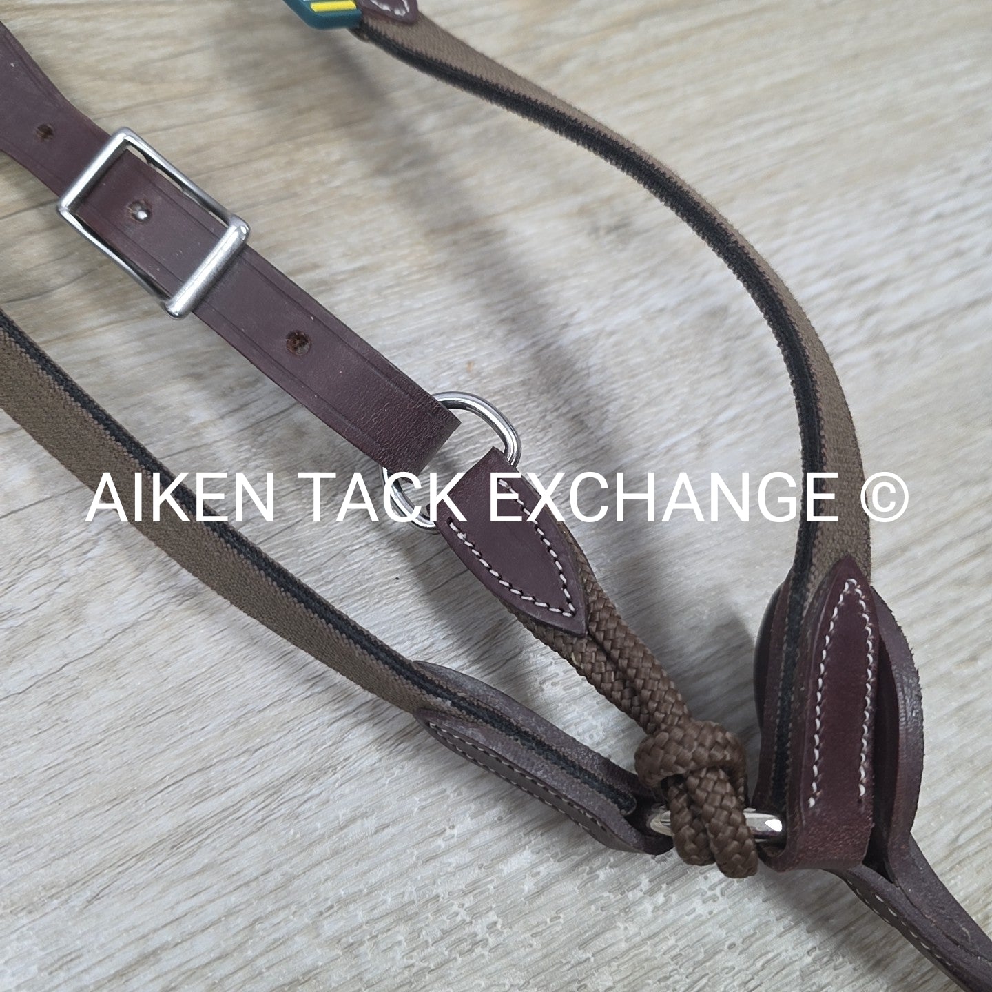 Devoucoux 3 Point Elastic Breastplate, Brown, Size Large