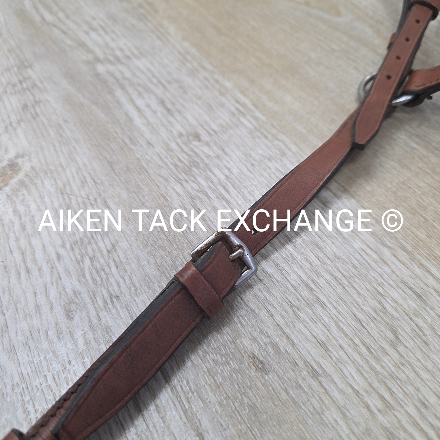 Plain Raised Adjustable Breastplate, Brown, Size Full