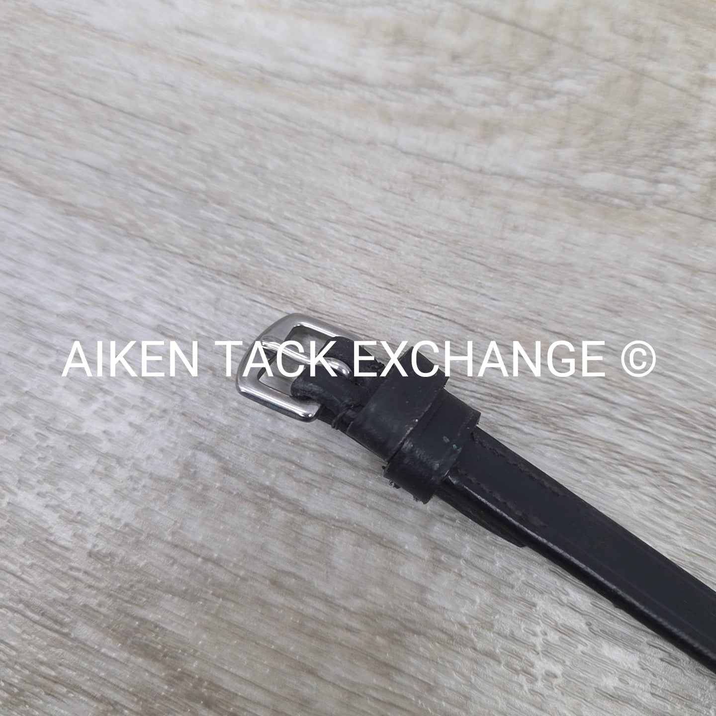 Padded Crank Noseband for Monocrown Bridle, Black with Silver, Size Full