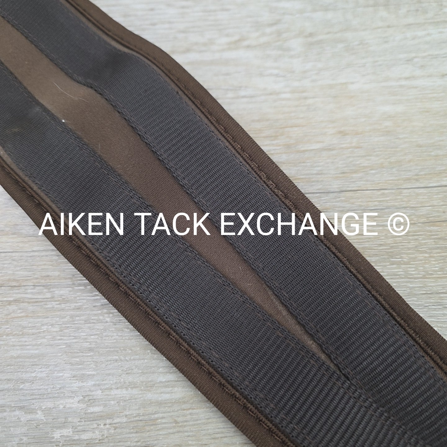 Shires Arma Memory Foam Double End Elastic Girth, Brown, 52"