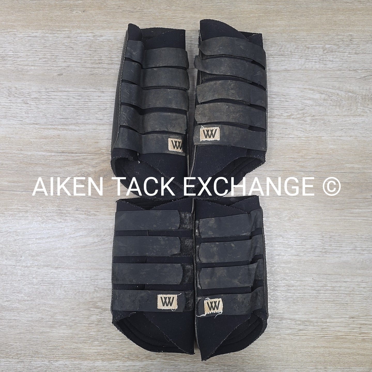 BARGAIN BUNDLE: Woof Wear Brushing Boots, Set of 4, 4 Strap & 5 Strap