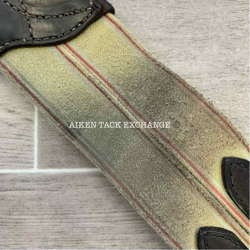 CWD Belly Guard Stud Girth with Double End Elastic, Brown, 50"