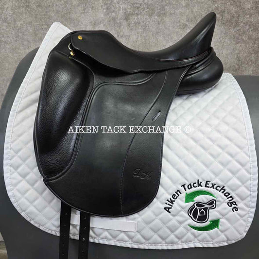 2006 DK Freedom Monoflap Dressage Saddle, 16.5" Seat, Extra Wide Tree, Wool Flocked Panels