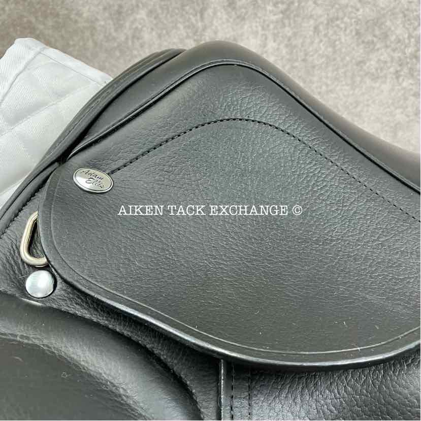 **SOLD** Adam Ellis Style Dressage Saddle, 18" Seat, M/MW Tree, Wool Flocked Panels
