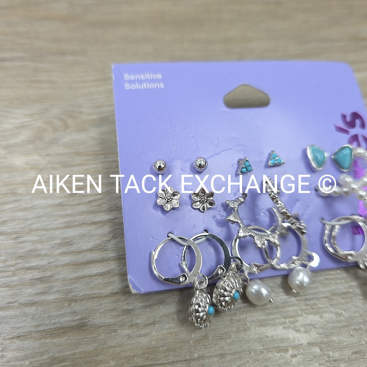 Turquoise Earring Set - 9 Pairs Total