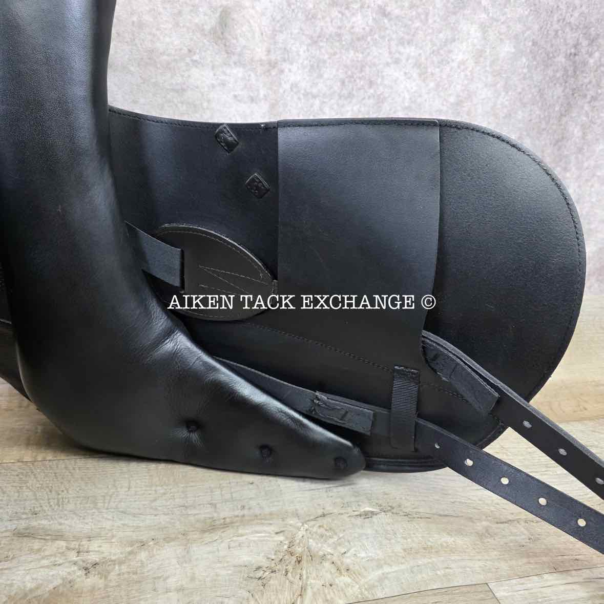 2016 Prestige X-Helen K Monoflap Dressage Saddle, 18" Seat, 35 Tree - MW/W, Wool Flocked Panels