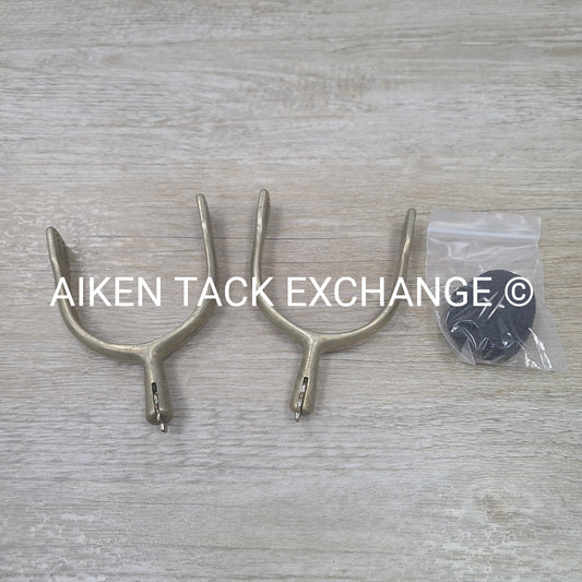Herm Sprenger Klaus Balkenhol Rowel Spurs with Braided Nylon Spur Straps, 35mm