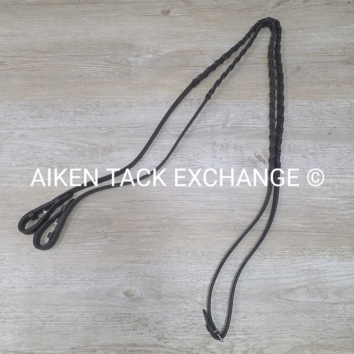 HDR Advantage Mono Crown Padded Bridle with Reins, Havana, Oversize