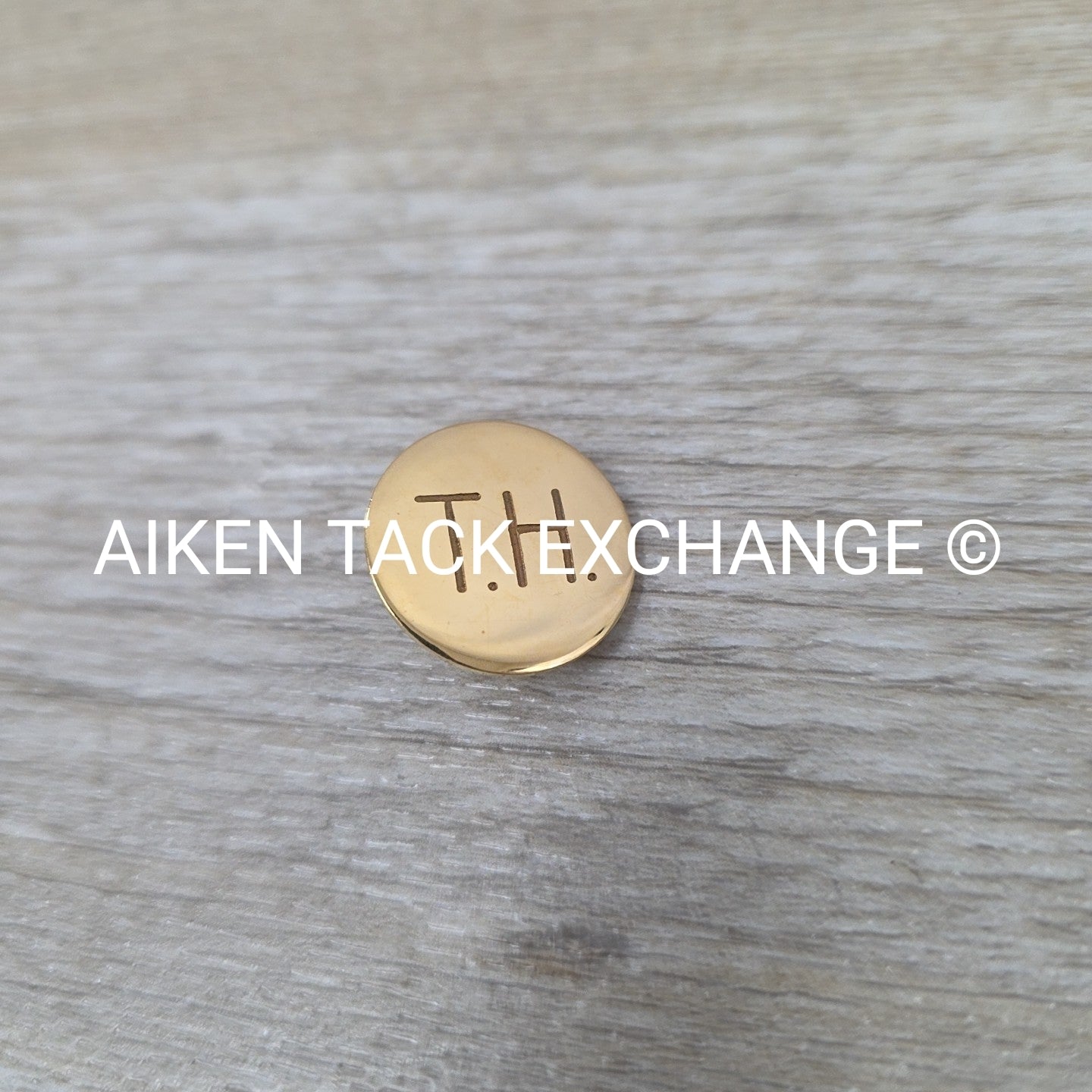 Tryon Hounds Brass Button, Large