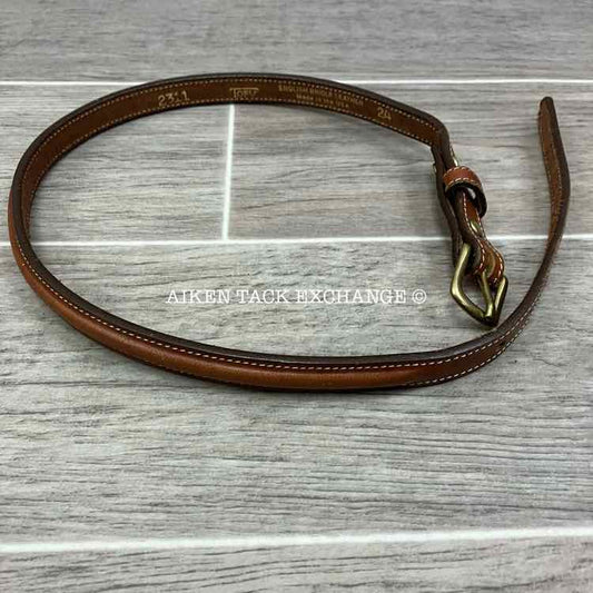 Tory Leather Plain Raised Leather Belt 24