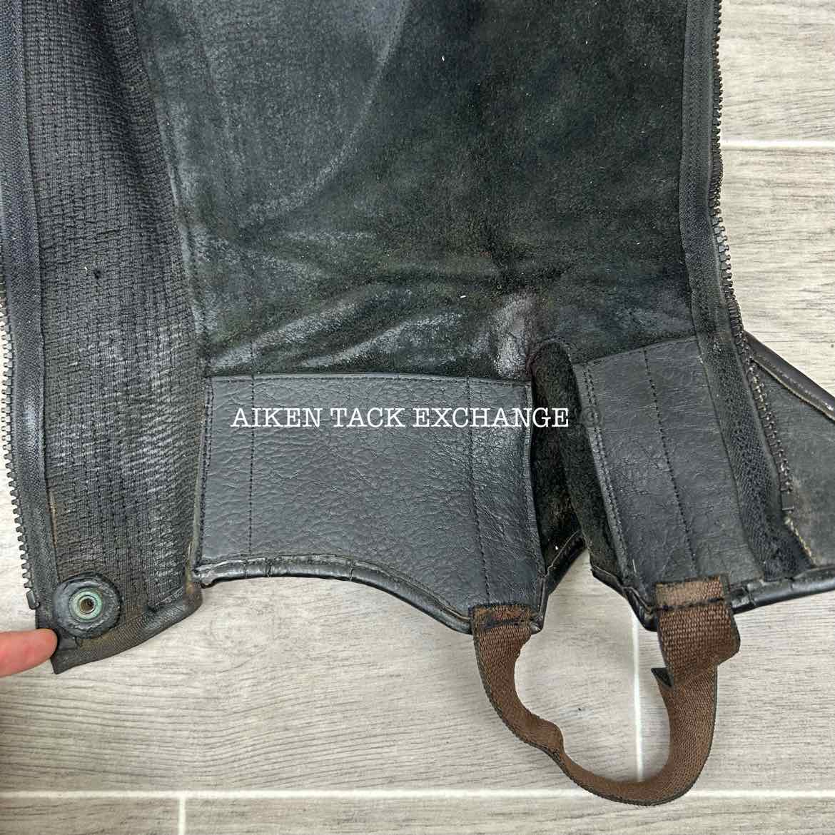 The Elite Leather Half Chaps, Size TL - S