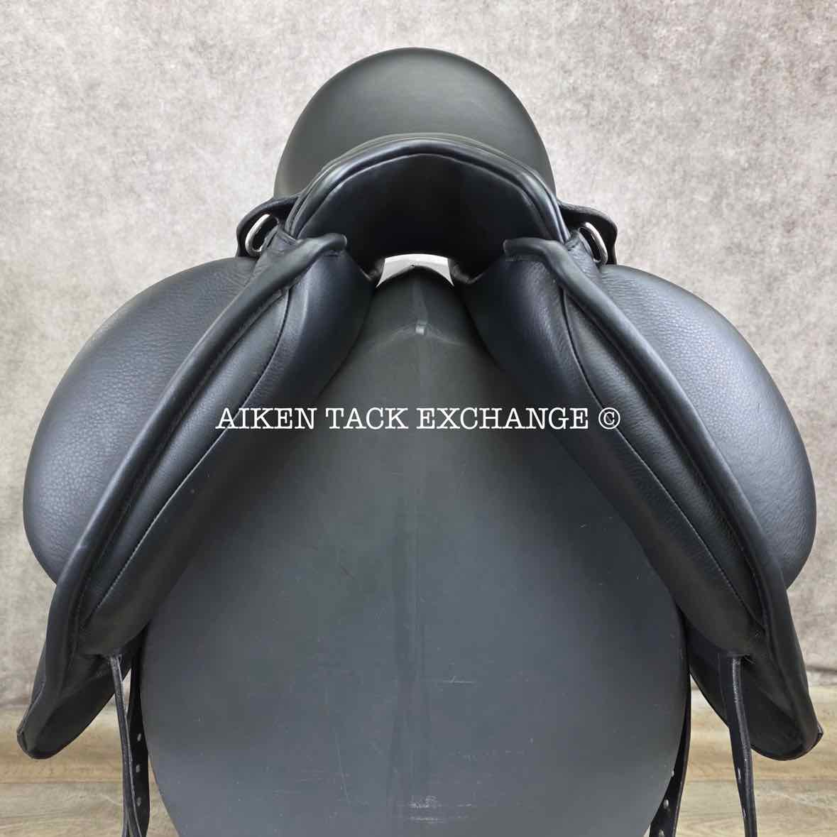 2023 Envy by Custom Saddlery Aurora Monoflap Dressage Saddle, 18" Seat, Adjustable Tree, Wool Flocked Panels
