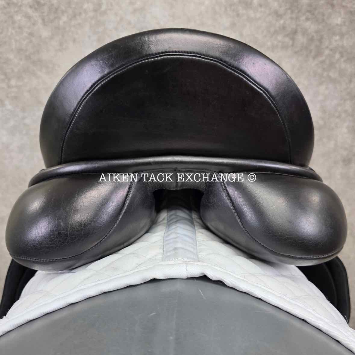 Trilogy Debbie McDonald Dressage Saddle, 17" Seat, Wide Tree, Wool Flocked Panels