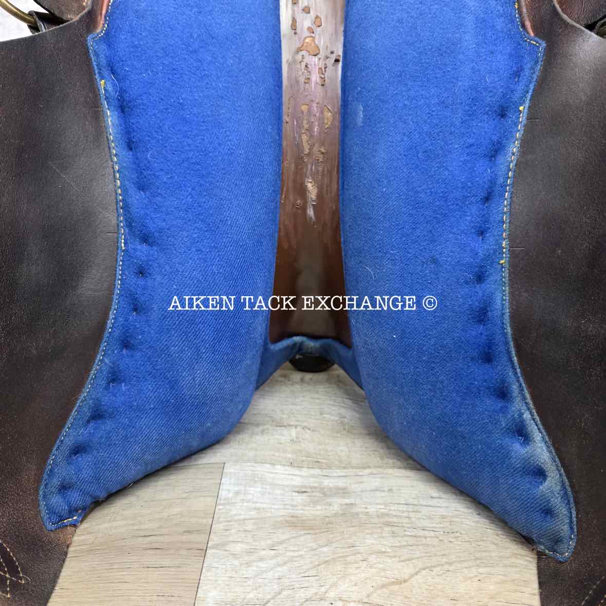 Syd Hill & Sons Australian Stock Saddle, 16" Seat (Western) - 18" Seat (English), MW/W Tree