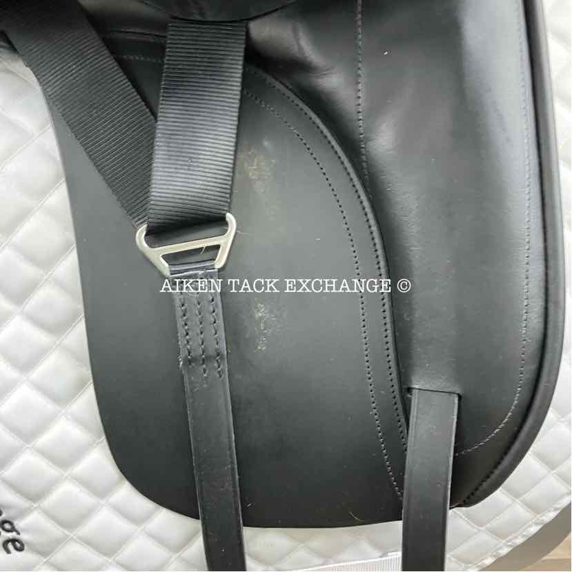 2023 Custom Saddlery Wolfgang Solo Dressage Saddle, 17.5" Seat, Adjustable Tree, Wool Flocked Panels