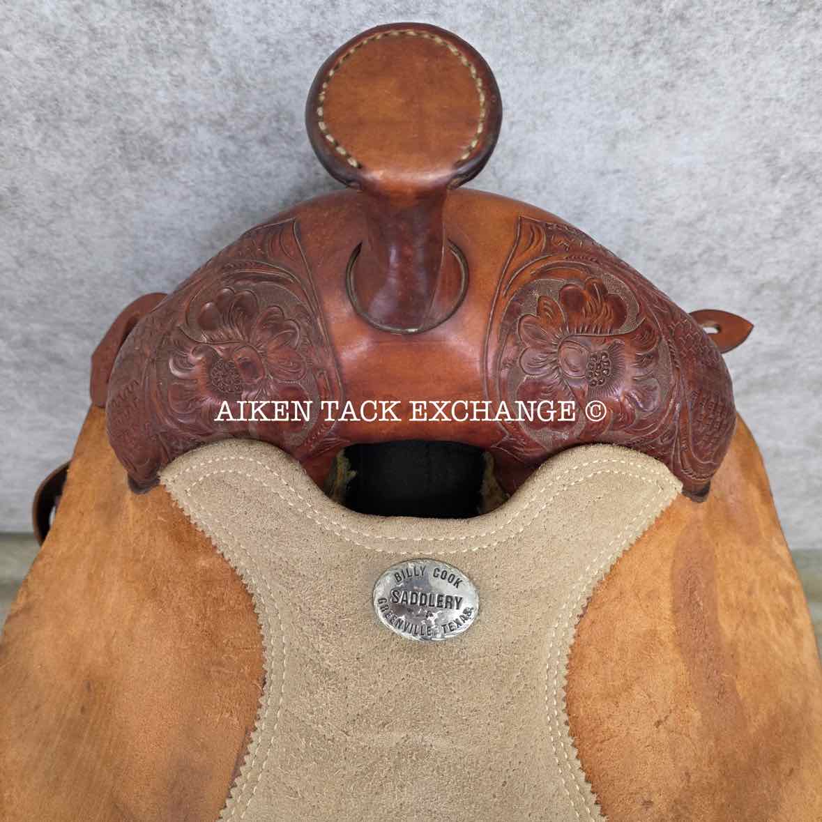 Billy Cook Saddlery 4693 Western Saddle, 16" Seat, Regular Tree - Semi QH Bars