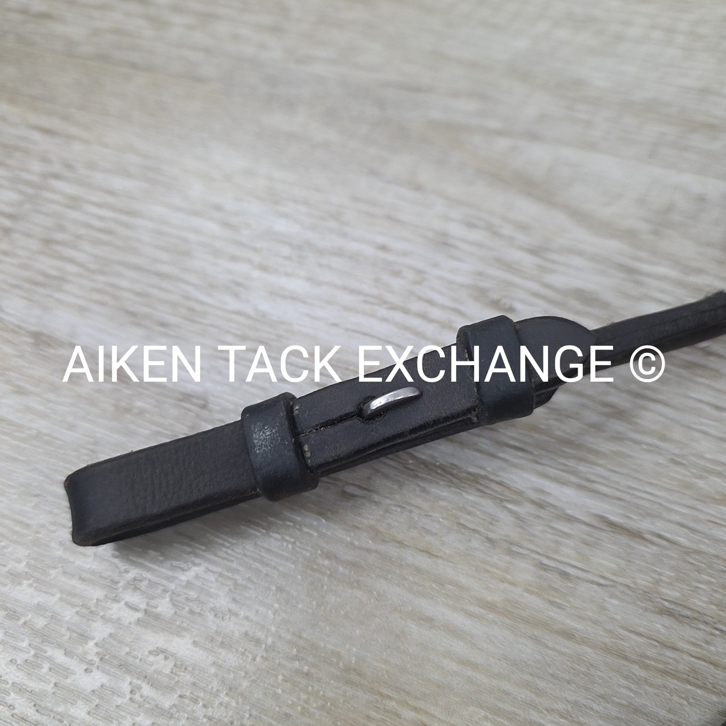 Rolled Leather Curb Reins