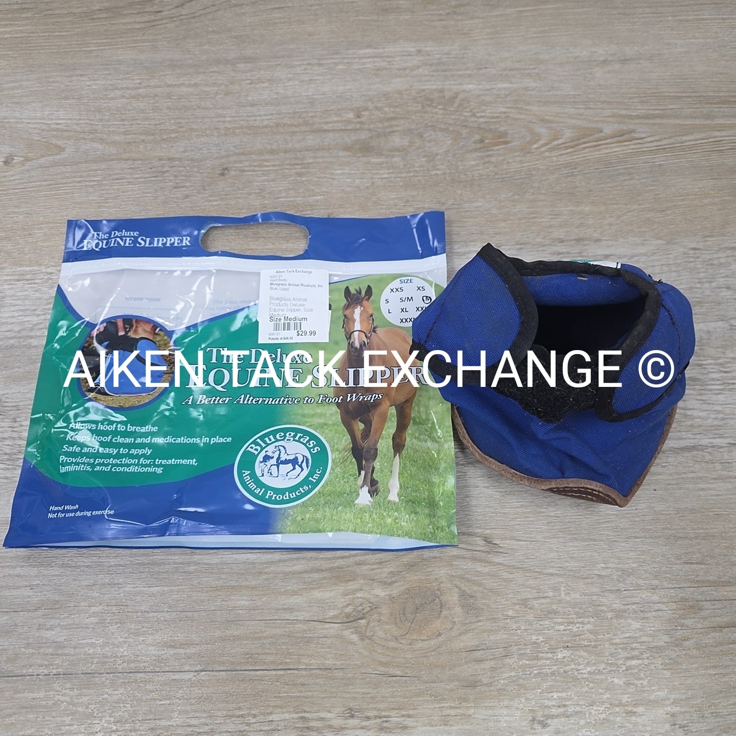 Bluegrass Animal Products Deluxe Equine Slipper, Size Medium