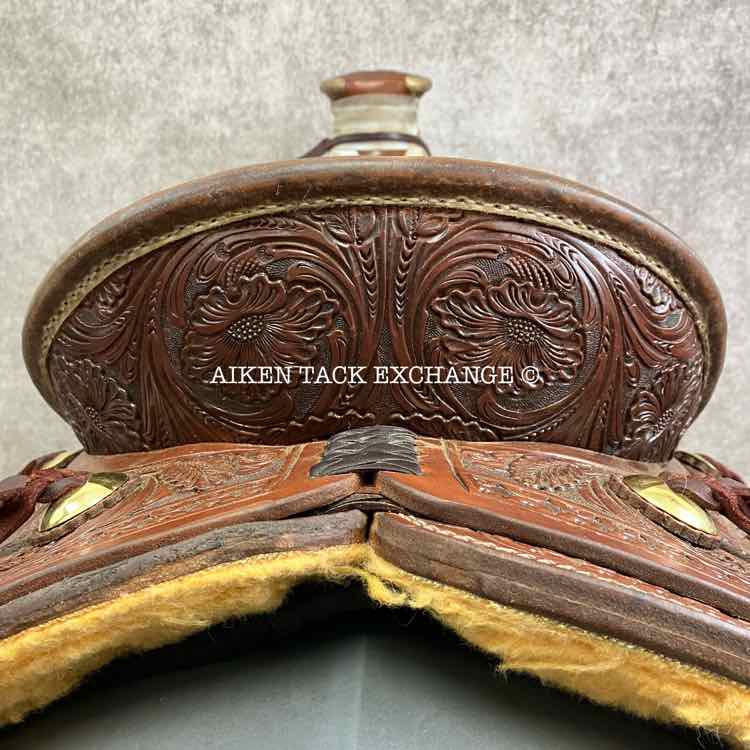 **SOLD** 2024 Circle Y 1134 Williston Wade Ranch Western Saddle, 17" Seat, Regular Tree - Semi QH Bars