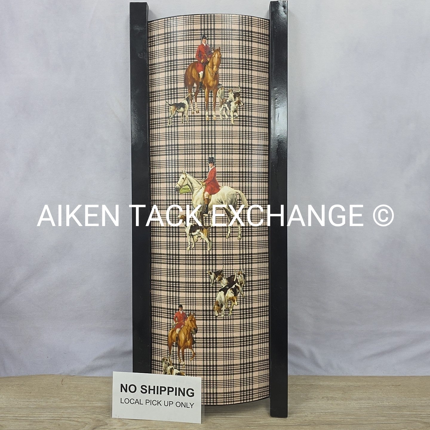 Metal Fox Hunting Wall Decor