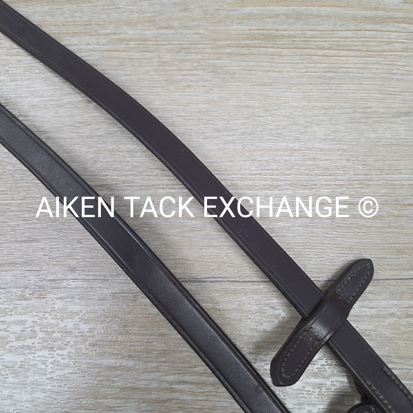 Schockemohle Rubber Reins, Brown, 56"