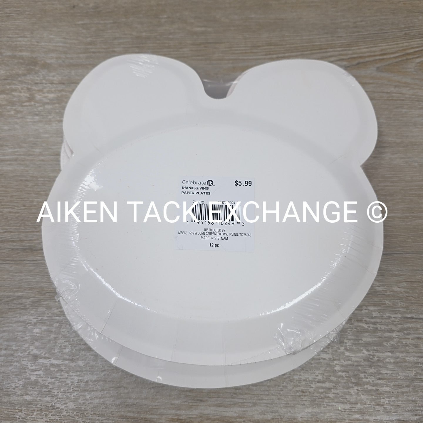 Fox Paper Plates, 12 Count, Set of 5