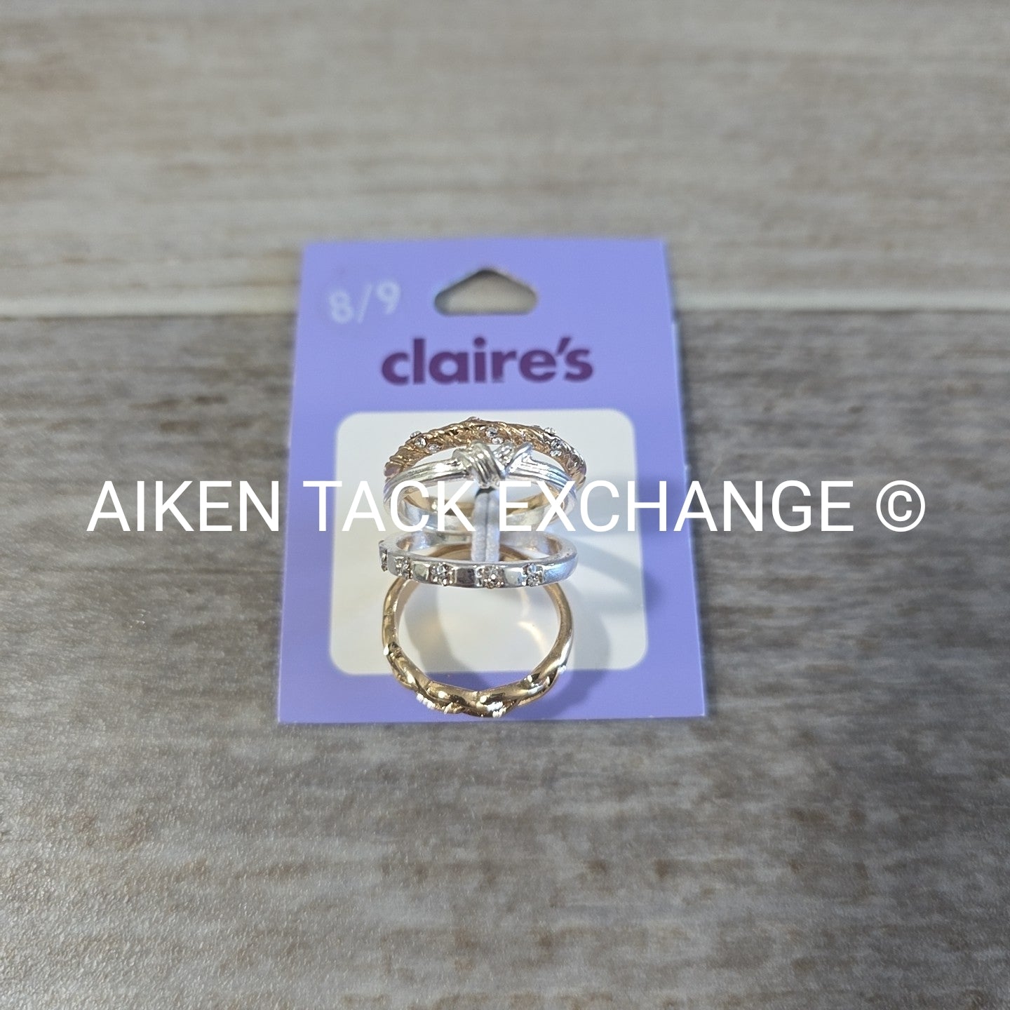 Claire's Stackable Rings - Size 9