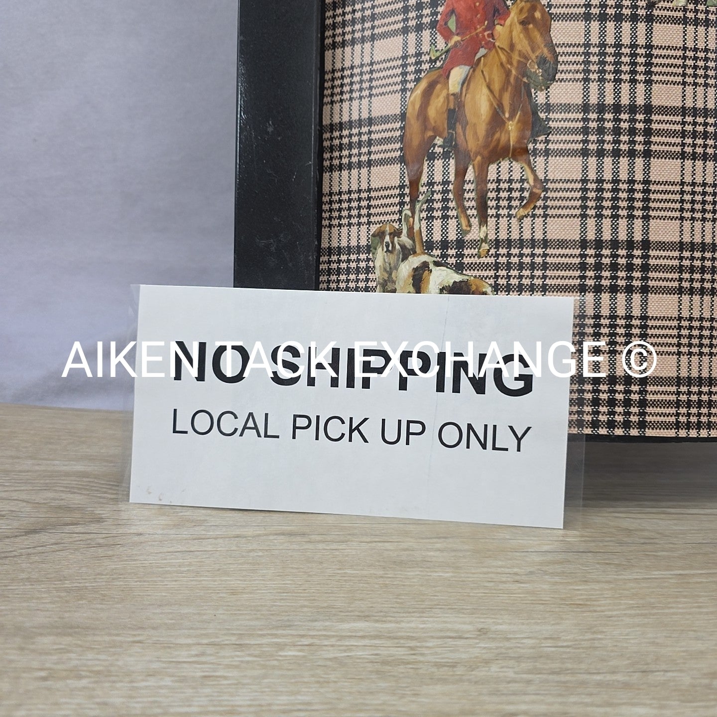 Metal Fox Hunting Wall Decor