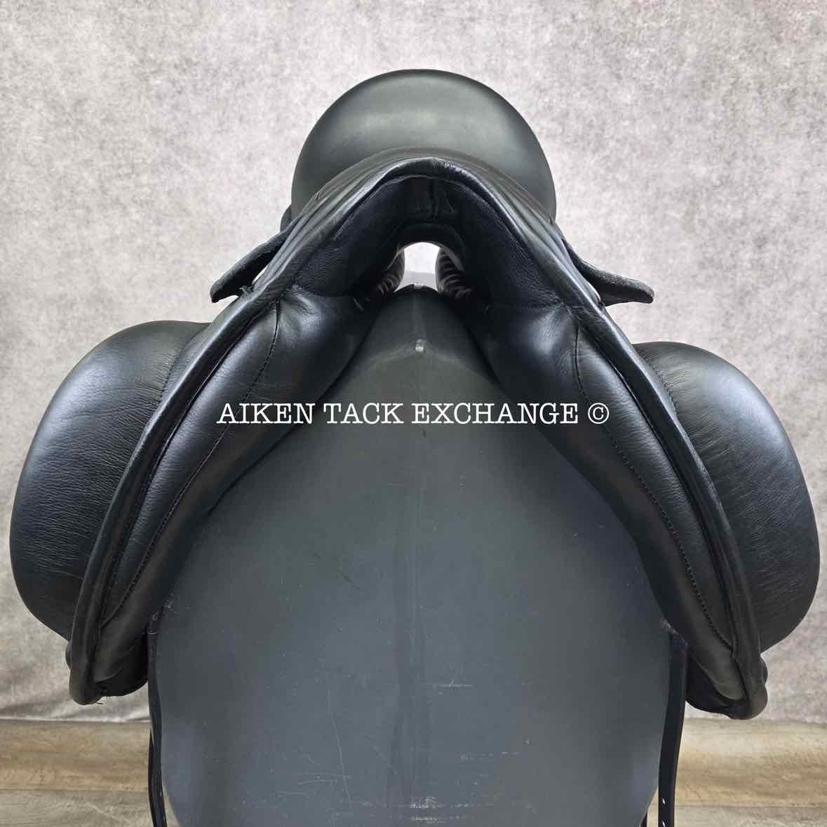 2017 Custom Saddlery Advantage Monoflap Dressage Saddle, 18" Seat, Adjustable Tree, Wool Flocked Panels