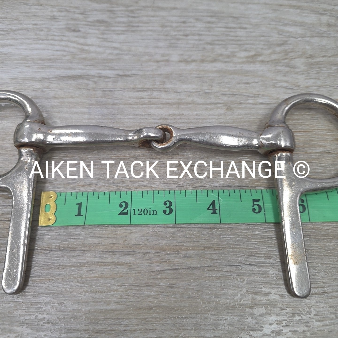 Plated Single Joint Half Cheek Bit 5"