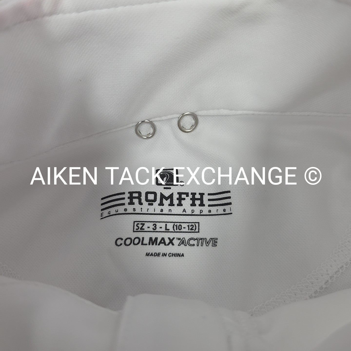 Romfh Short Sleeve Half Zip Sun Shirt, Children's Large (10-12)