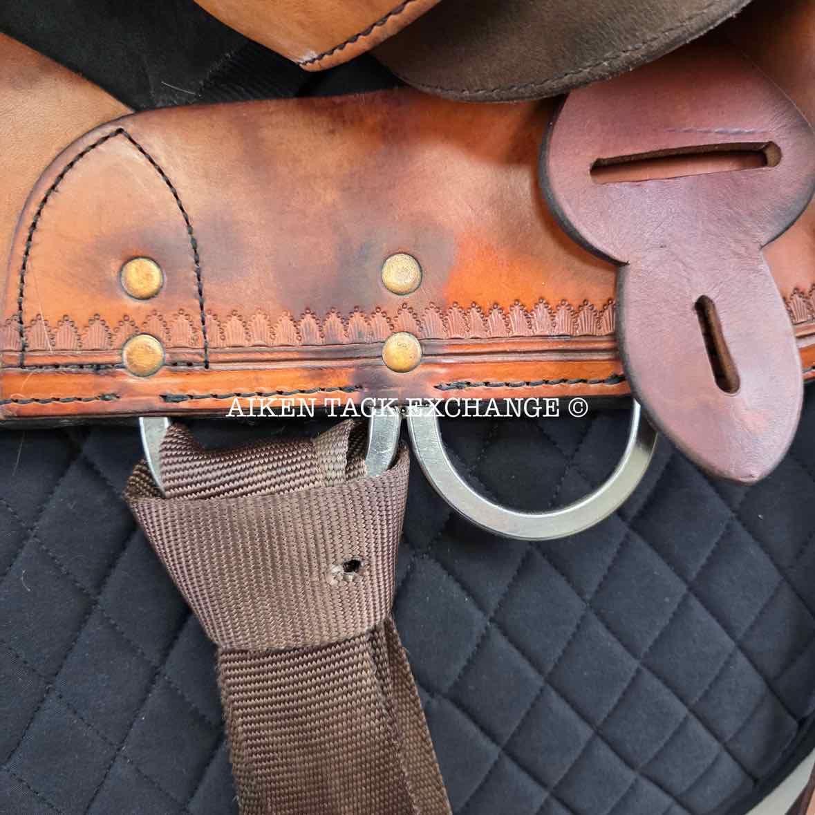 2004 Circle Y 1651 Park & Trail Western Saddle, 16" Seat, Regular Flex Lite Tree - Semi QH Bars
